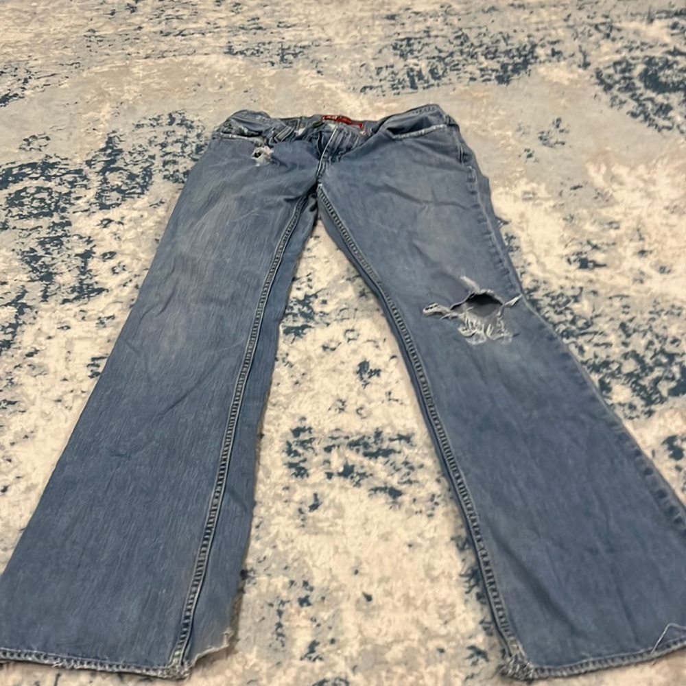 straight leg y2k jeans